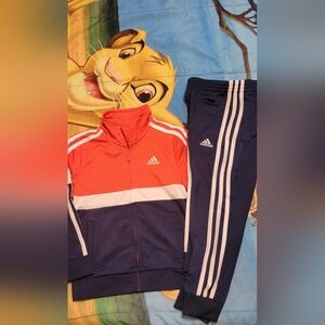 Adidas Coral and Navy Sports Set